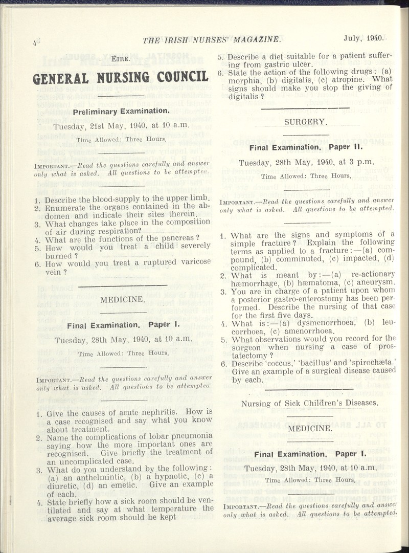 Irish Nurses' Magazine - Ucd Digital Library