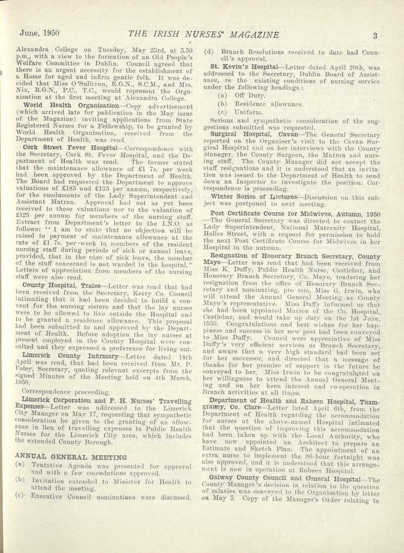 Irish Nurses' Magazine - UCD Digital Library