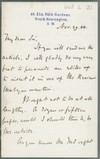 [Letter from John Morley (95 Elm Park Gardens, South Kensington, S. W.) to an unidentified recipient, concerning the publication of an article.]