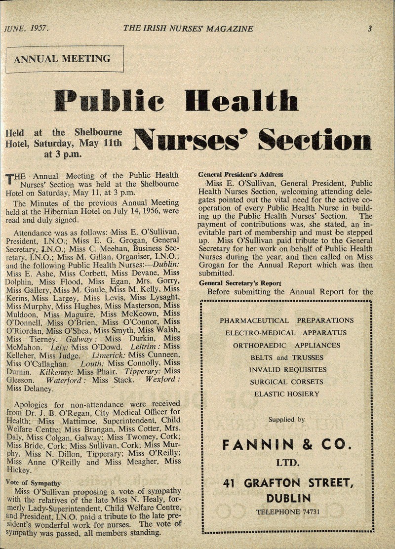 Irish Nurses' Magazine - UCD Digital Library