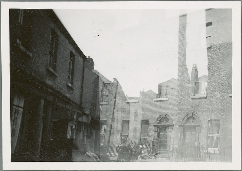 Photograph of houses on Eccles Street, Dublin. - UCD Digital Library