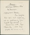Letter from Roger Casement, Zossen to Mrs. Boehm, thanking her for her card and the news of her husband's safe arrival.
