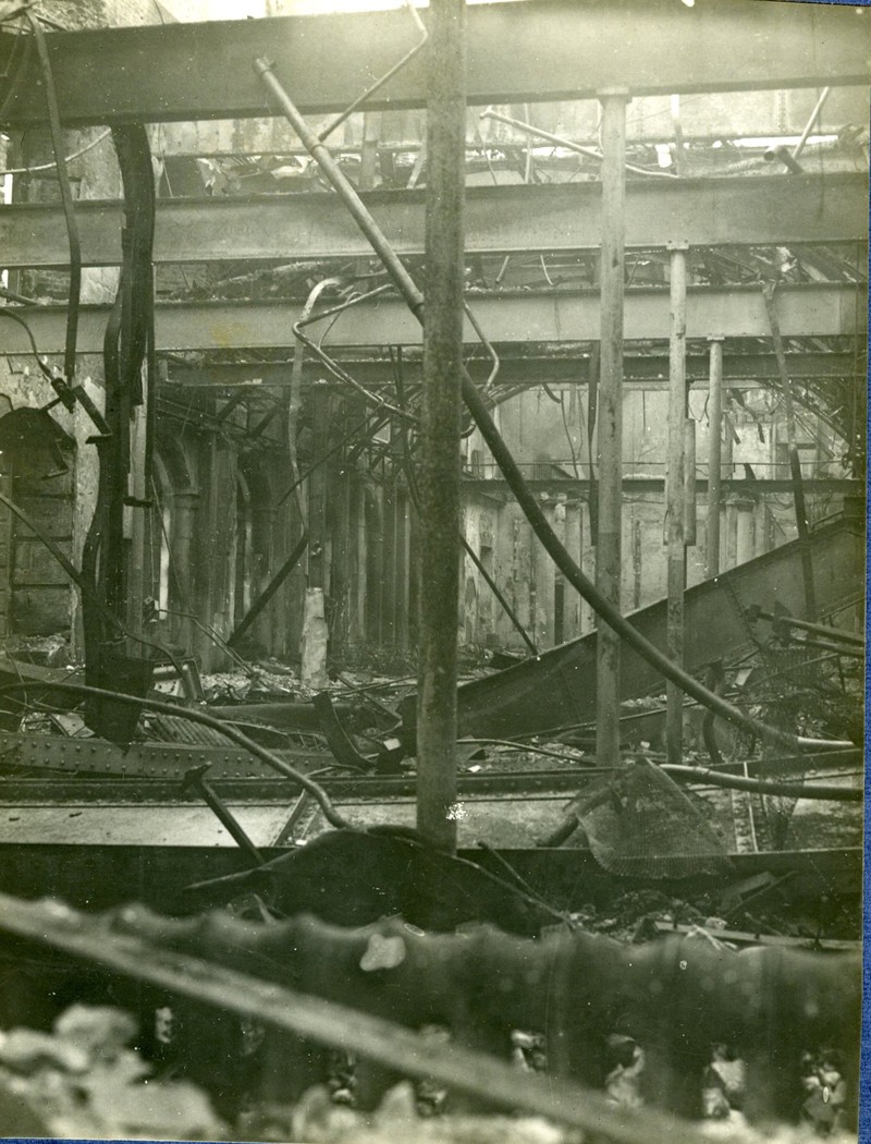 Interior Of A Building Which Has Been Completely Gutted By Fire - UCD ...